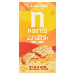Nairn's Stem Ginger Oat Biscuits (Gluten-free)