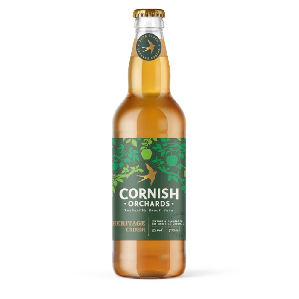 Cornish Orchards Heritage Cider 500ml bottle