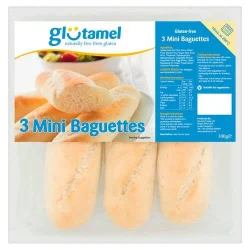 Glutamel gluten-free mini baguettes (3)